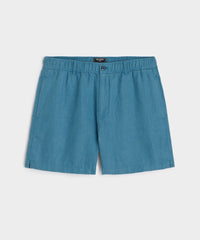 5" Linen Beachcomber Short in Bondi Blue