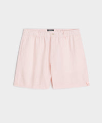 5" Linen Beachcomber Short in Shell Pink