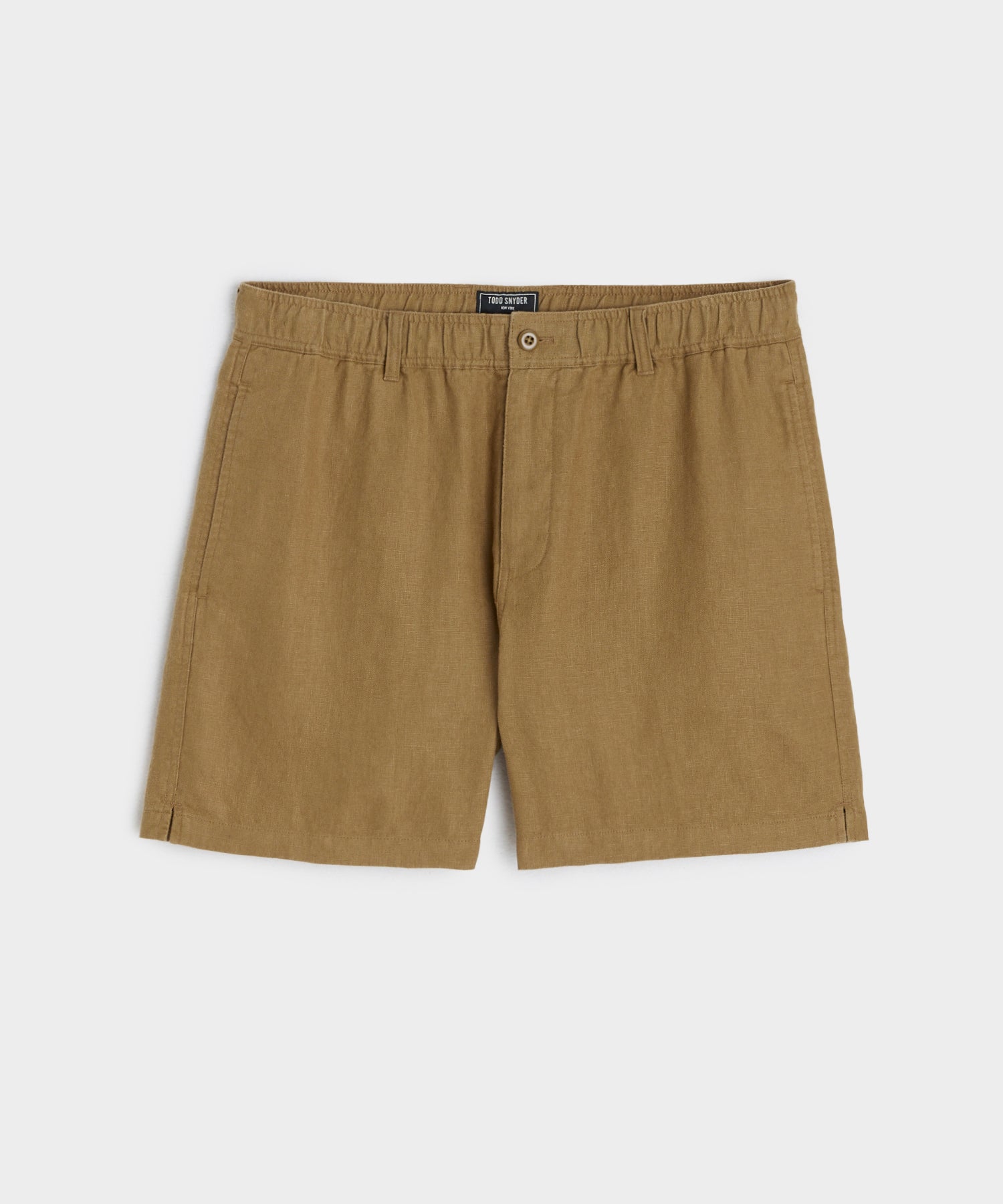5" Linen Beachcomber Short in Vintage Brown