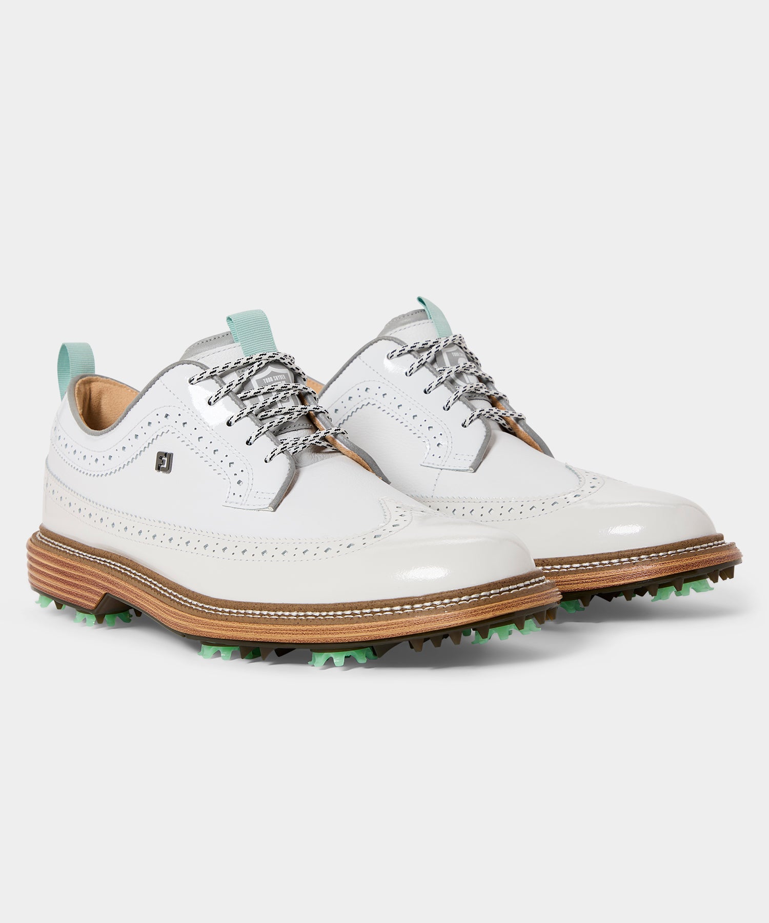 Todd Snyder X FootJoy Marquis Long Wing Golf Shoe in White