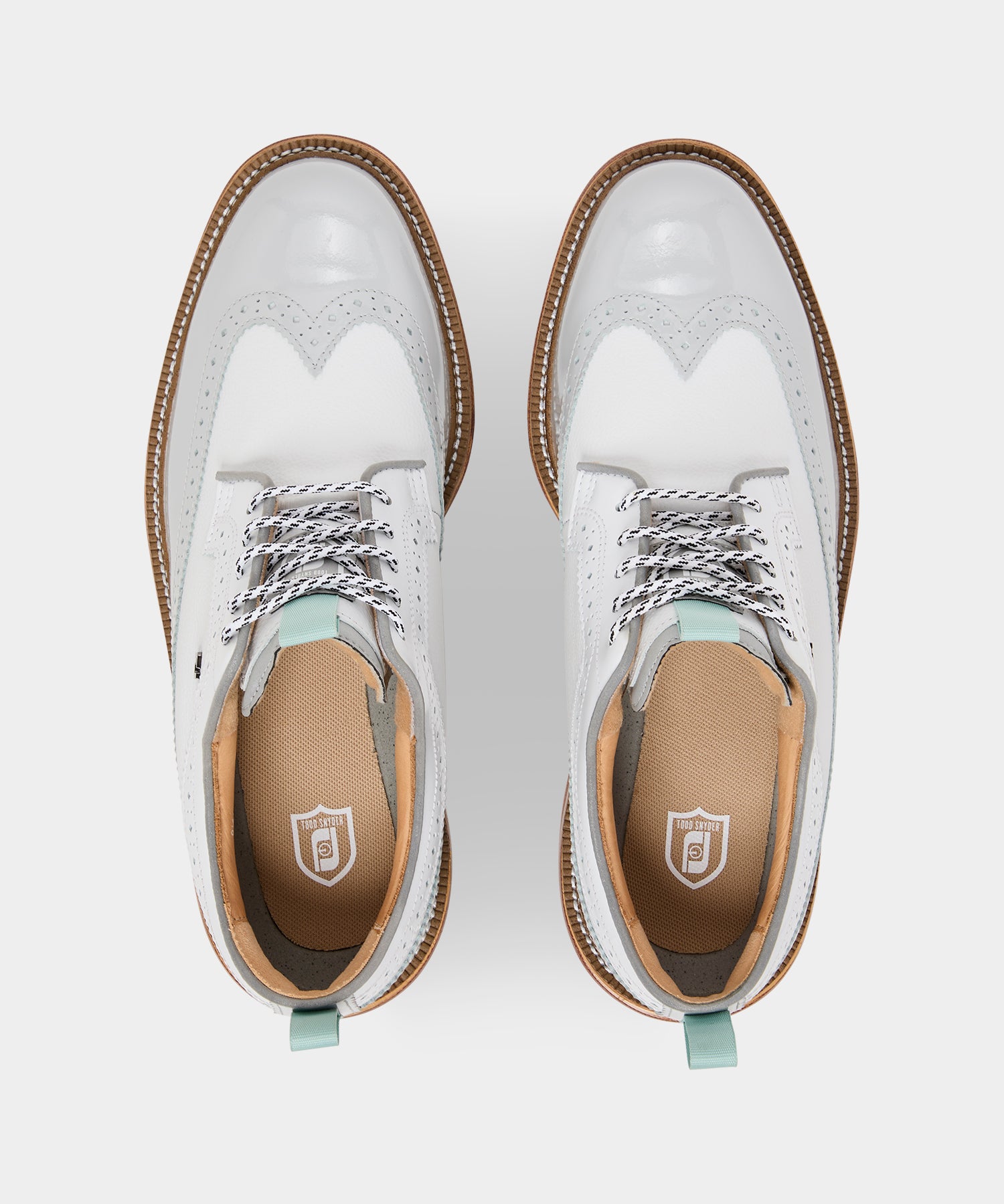 Todd Snyder X FootJoy Marquis Long Wing Golf Shoe in Grey