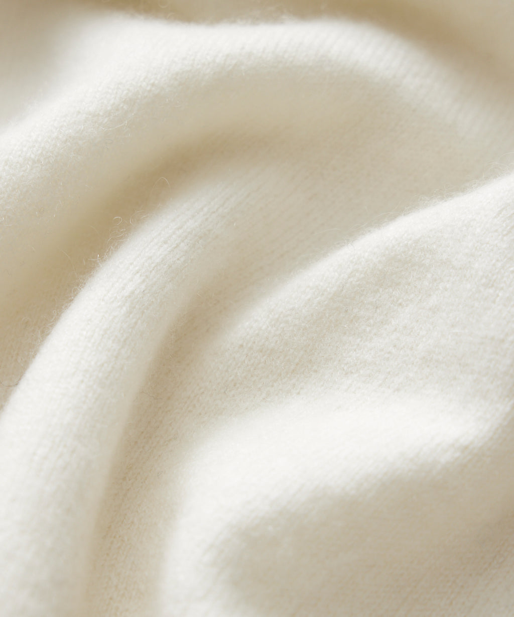 Italian Cashmere Half-Zip Sweater Polo