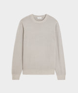 Italian Garment Dyed Wool Cashmere Crewneck Sweater