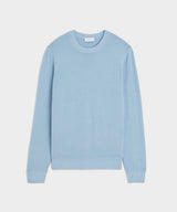 Italian Garment Dyed Wool Cashmere Crewneck Sweater