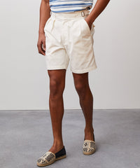 7" Gurkha Short in White