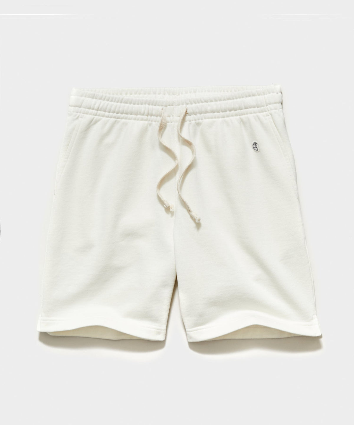 7" Midweight Warm Up Short in Antique White