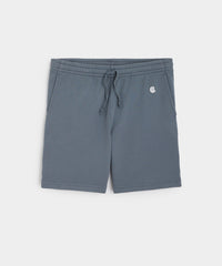 Champion 7" Midweight Warm Up Short in Blue Metal
