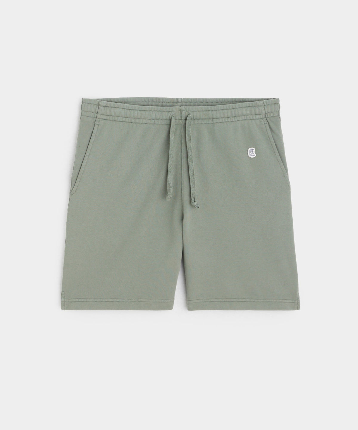 7" Midweight Warm Up Short in Green Smoke