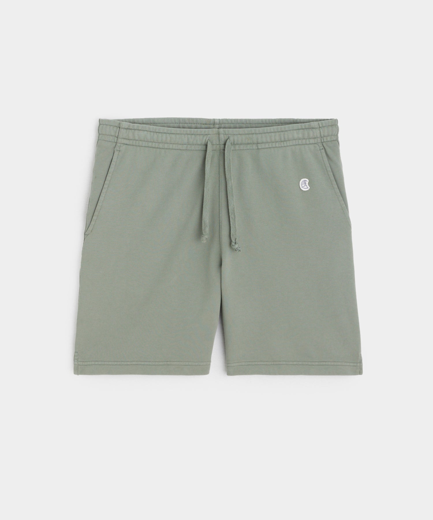 7" Midweight Warm Up Short in Green Smoke
