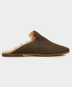 Sabah Baba Suede Shearling Slide