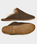 Sabah Baba Suede Shearling Slide