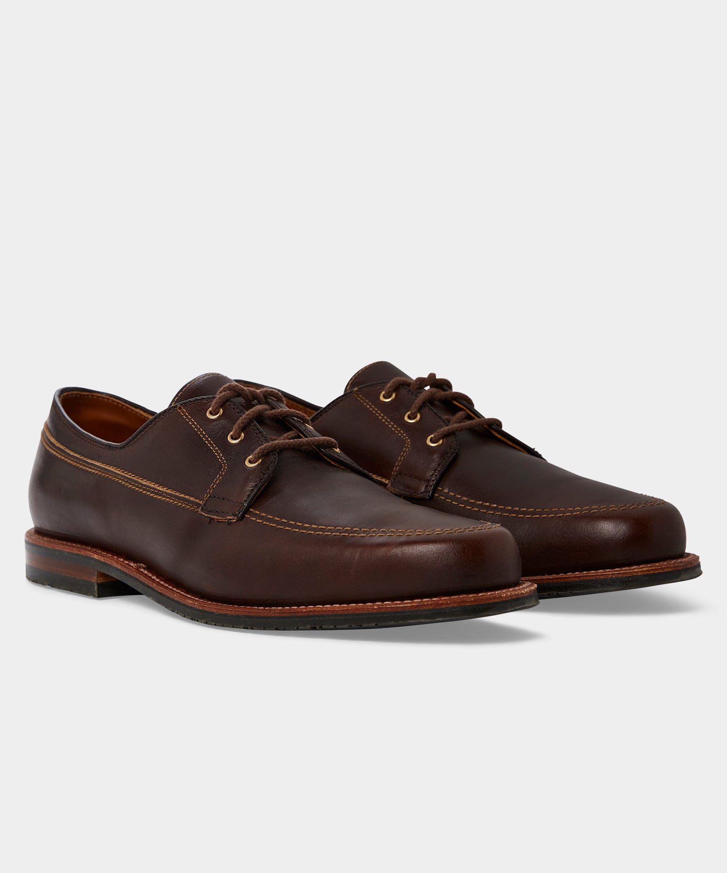 Alden Mocc Toe Leather Blucher – Todd Snyder