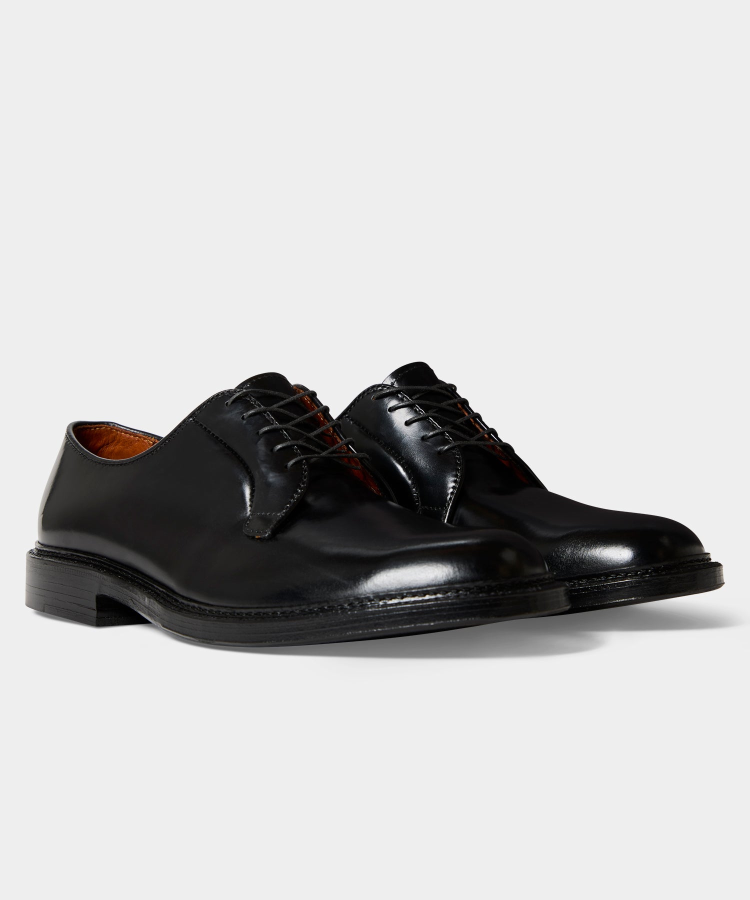 Alden Cordovan Plain Toe Blucher in Black – Todd Snyder