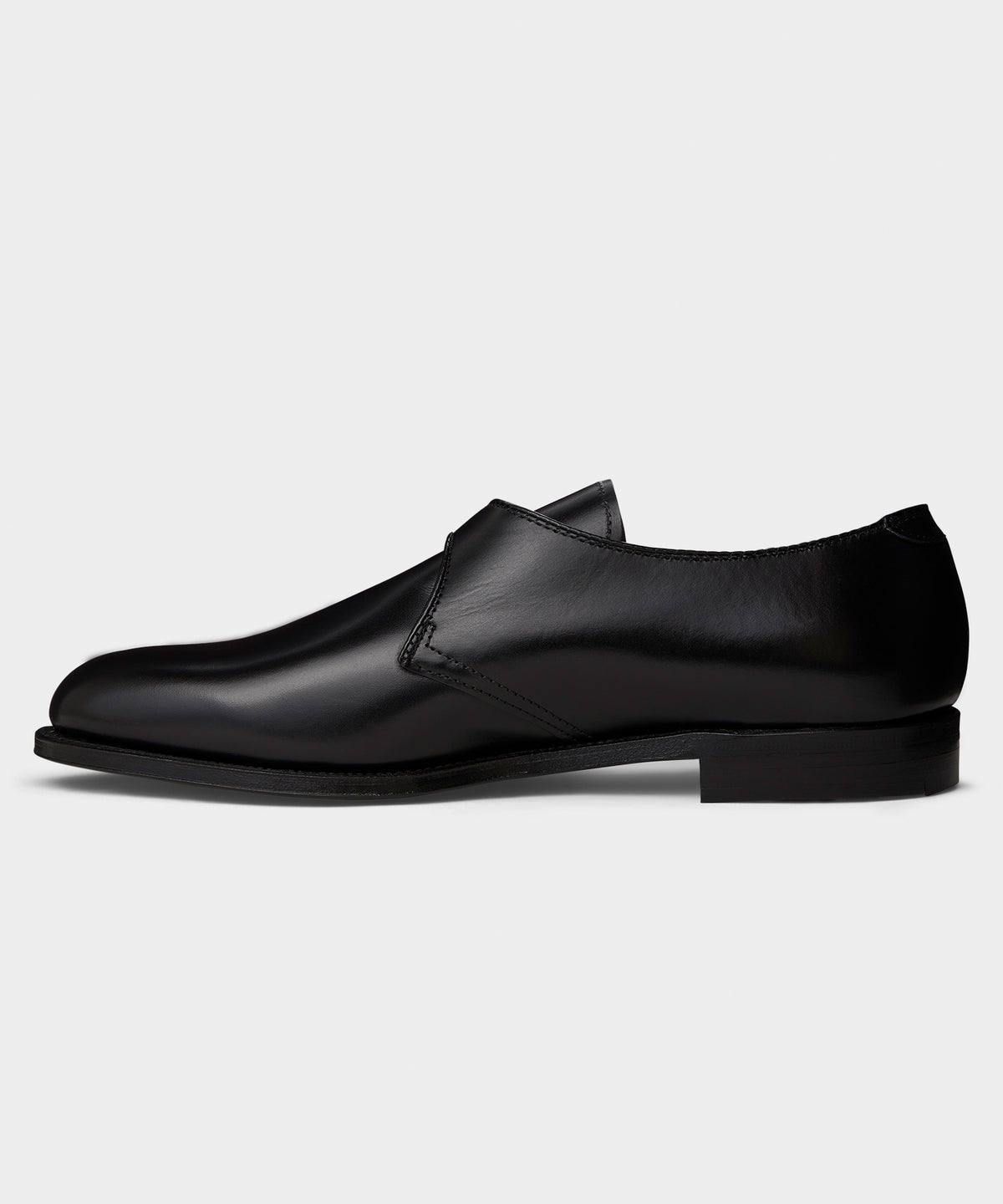 Alden Plain Toe Monk Strap Shoe
