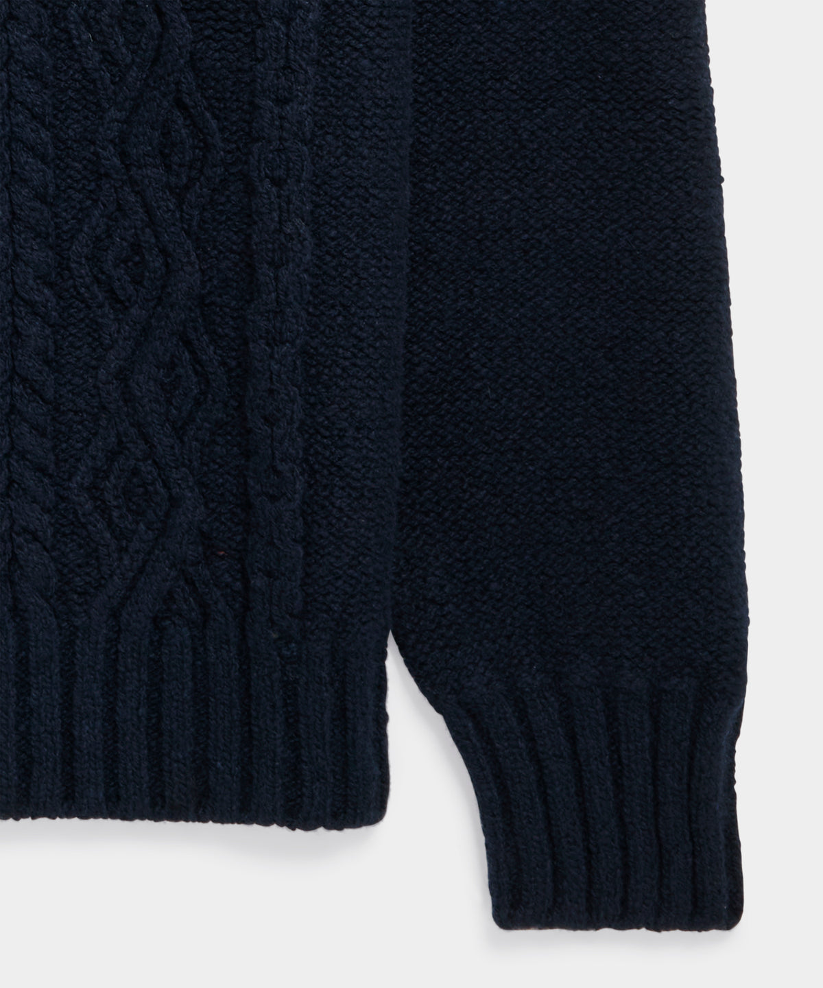 TS X Inis Meáin 50-Year Aran Mockneck Sweater