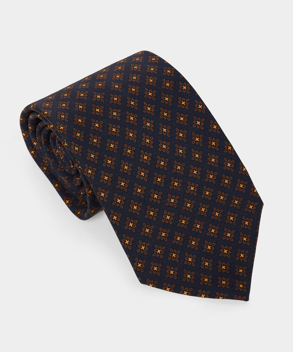 Italian Medallion Silk Tie