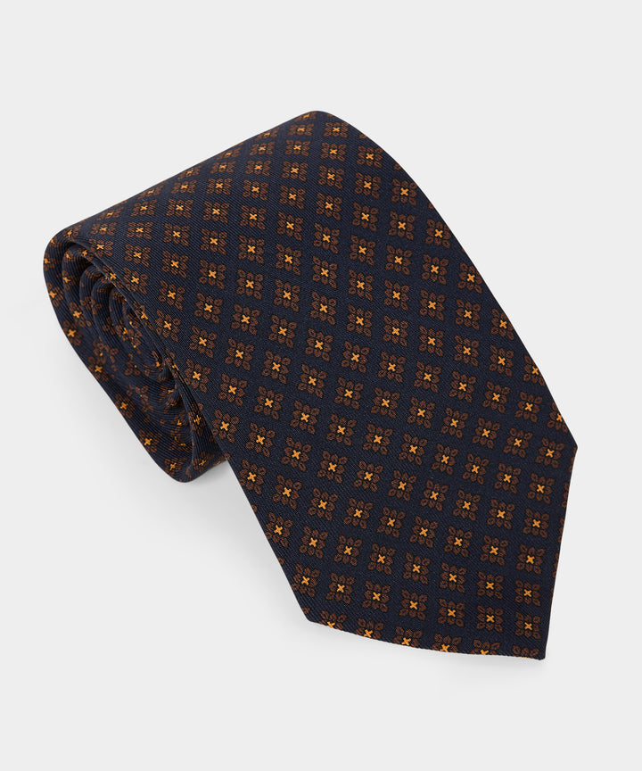 Italian Medallion Silk Tie