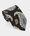 Italian Silk Feather Paisley Tie