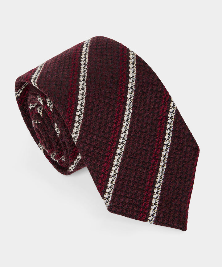 Italian Wool Regimental Stripe Tie