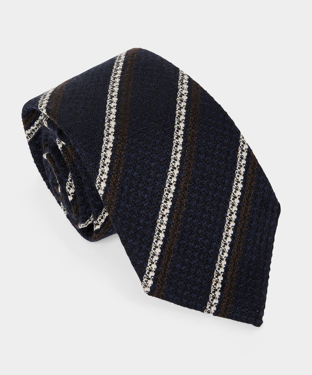 Italian Wool Regimental Stripe Tie
