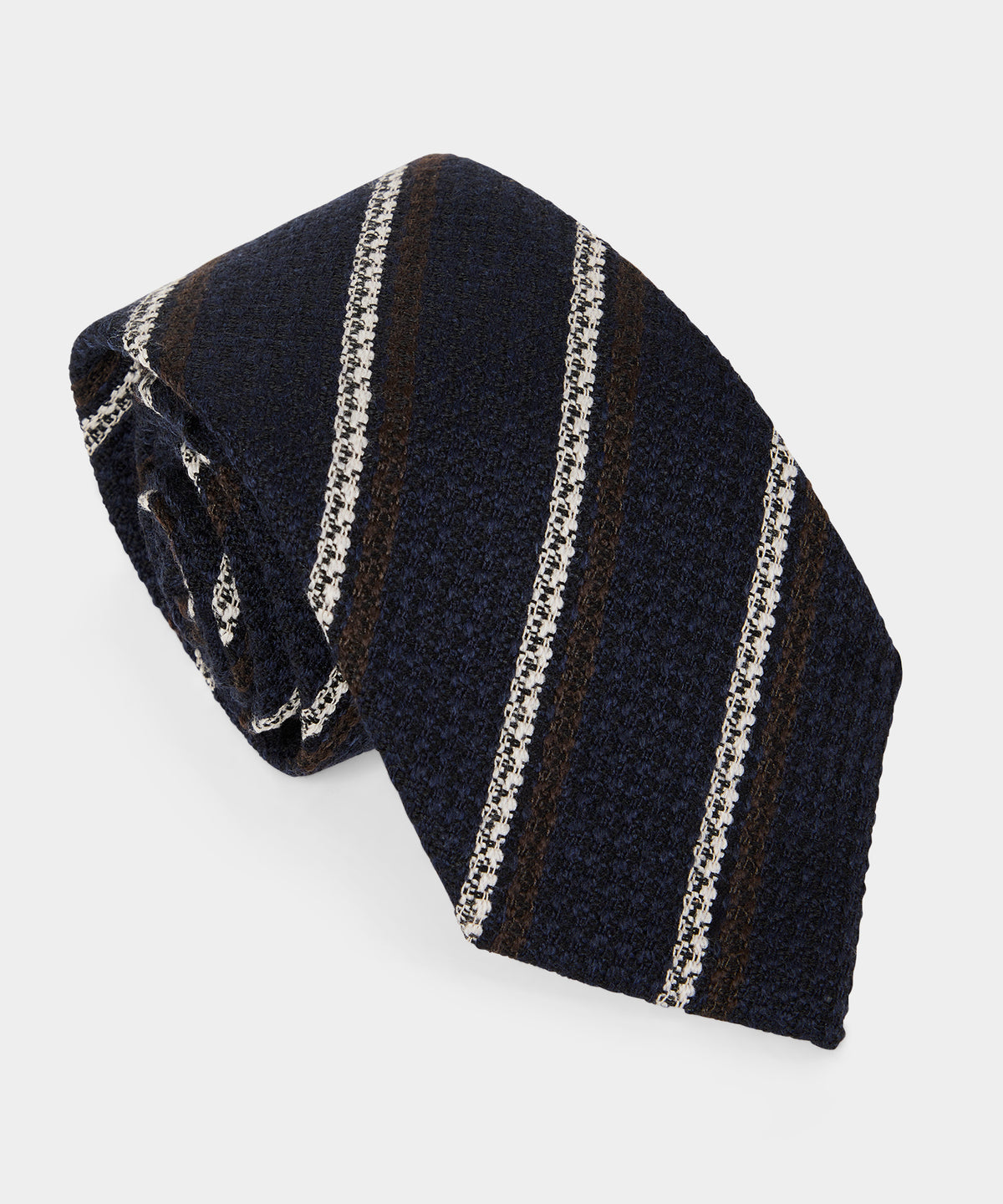 Italian Wool Regimental Stripe Tie
