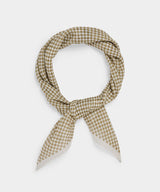 Italian Linen Checkerboard Neckerchief