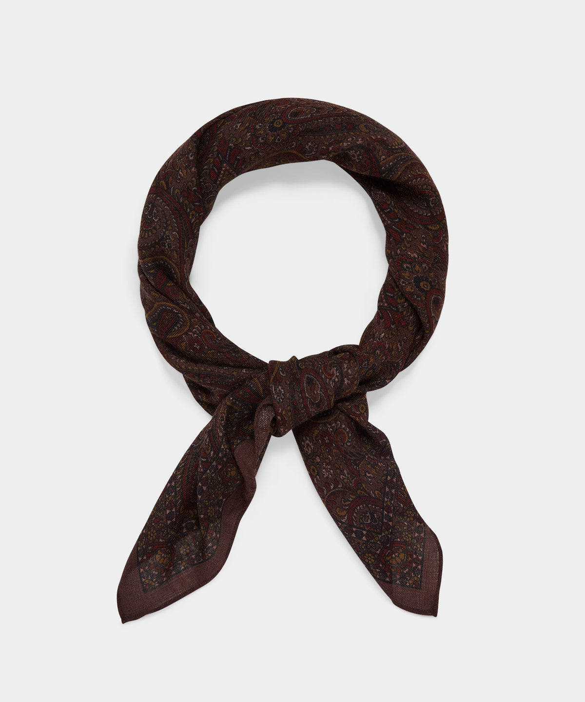Italian Wool Paisley Neckerchief