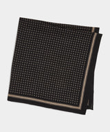 Wool Paisley Neckerchief in Black