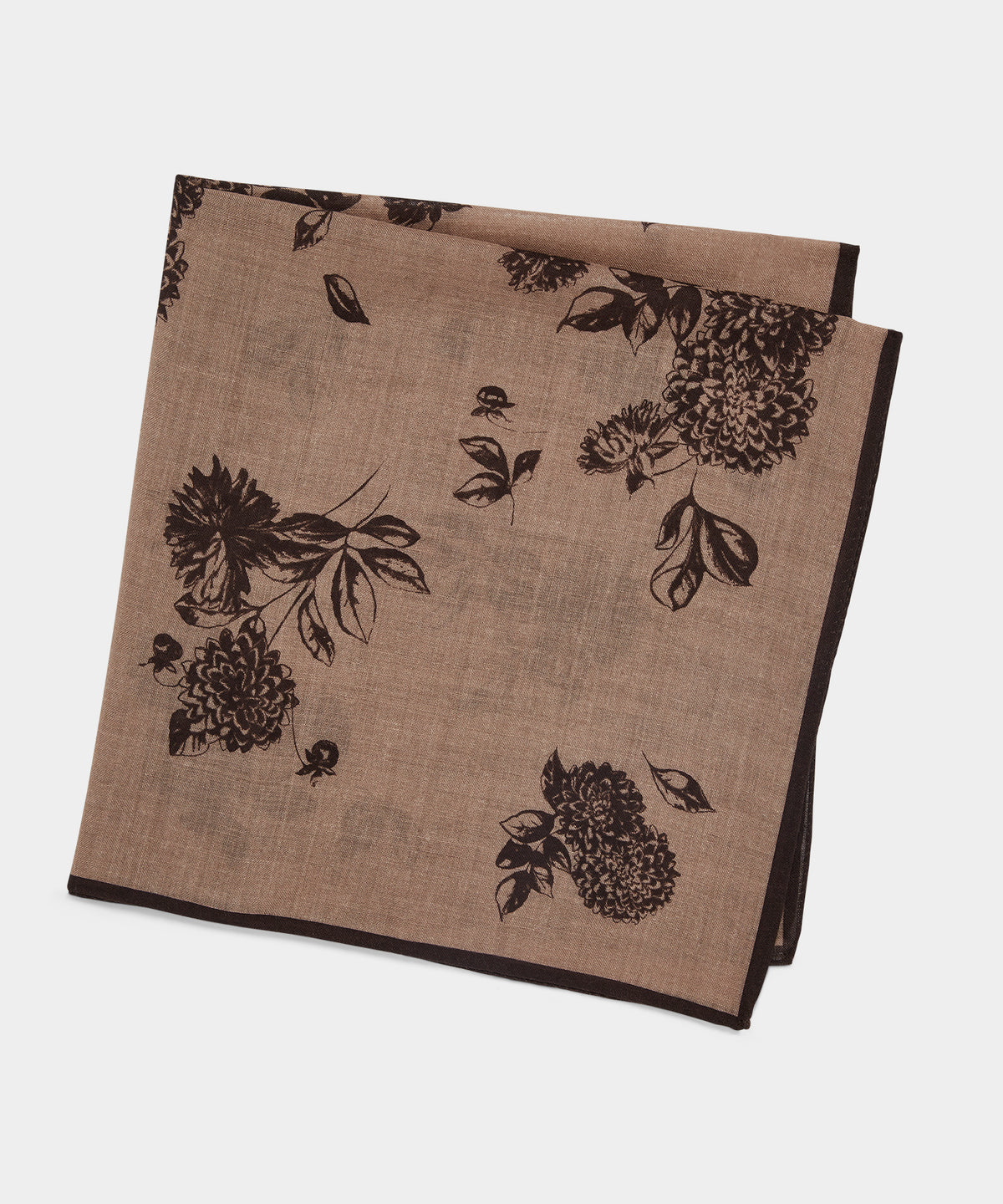 Italian Wool Floral Neckerchief
