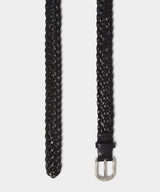 Italian Leather Braided Belt