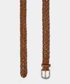 Italian Leather Braided Belt