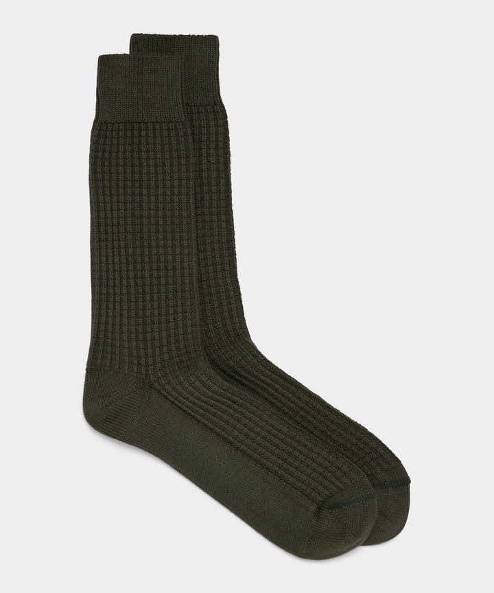 Cotton Waffle Sock