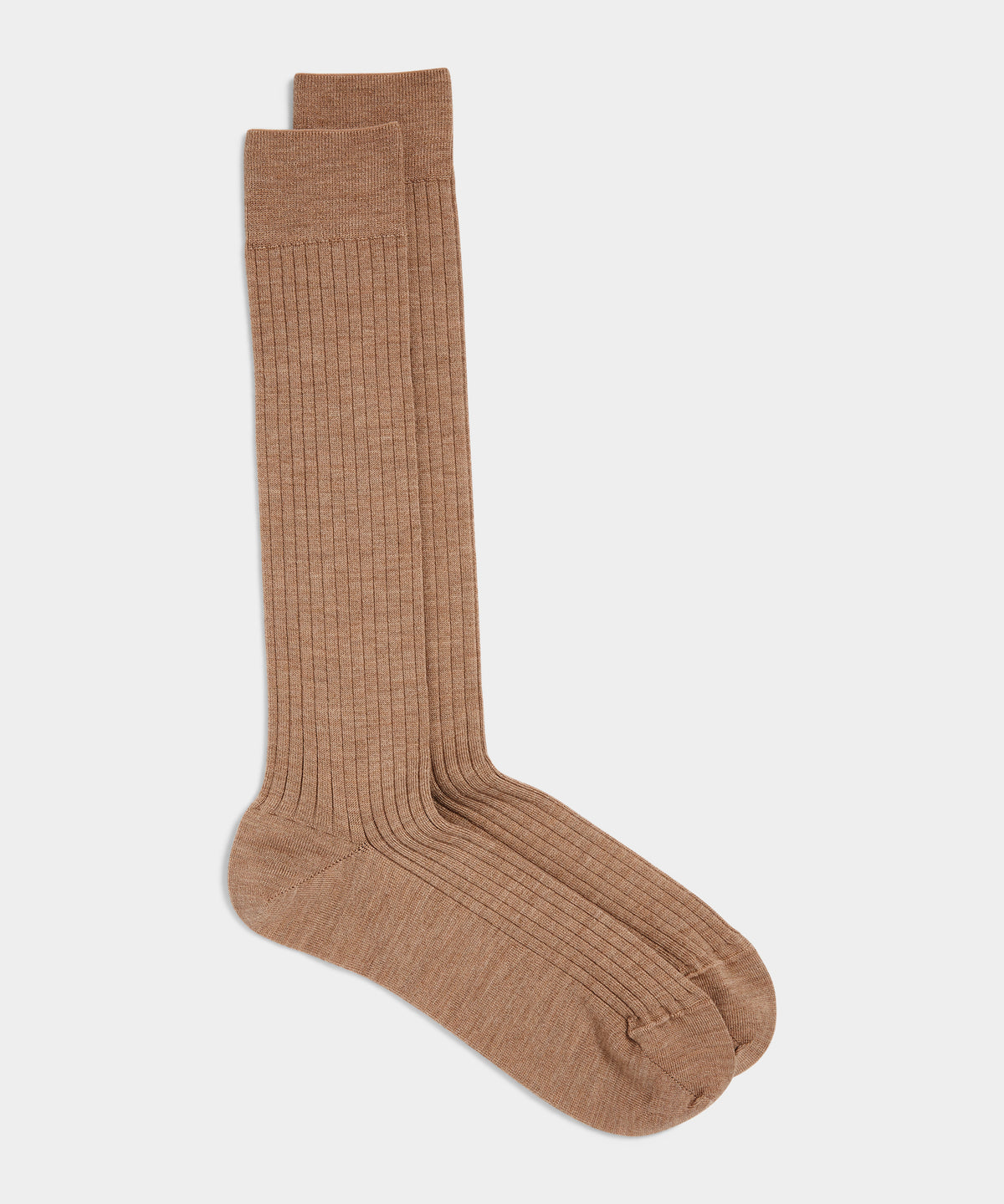 Merino Dress Sock in Tan