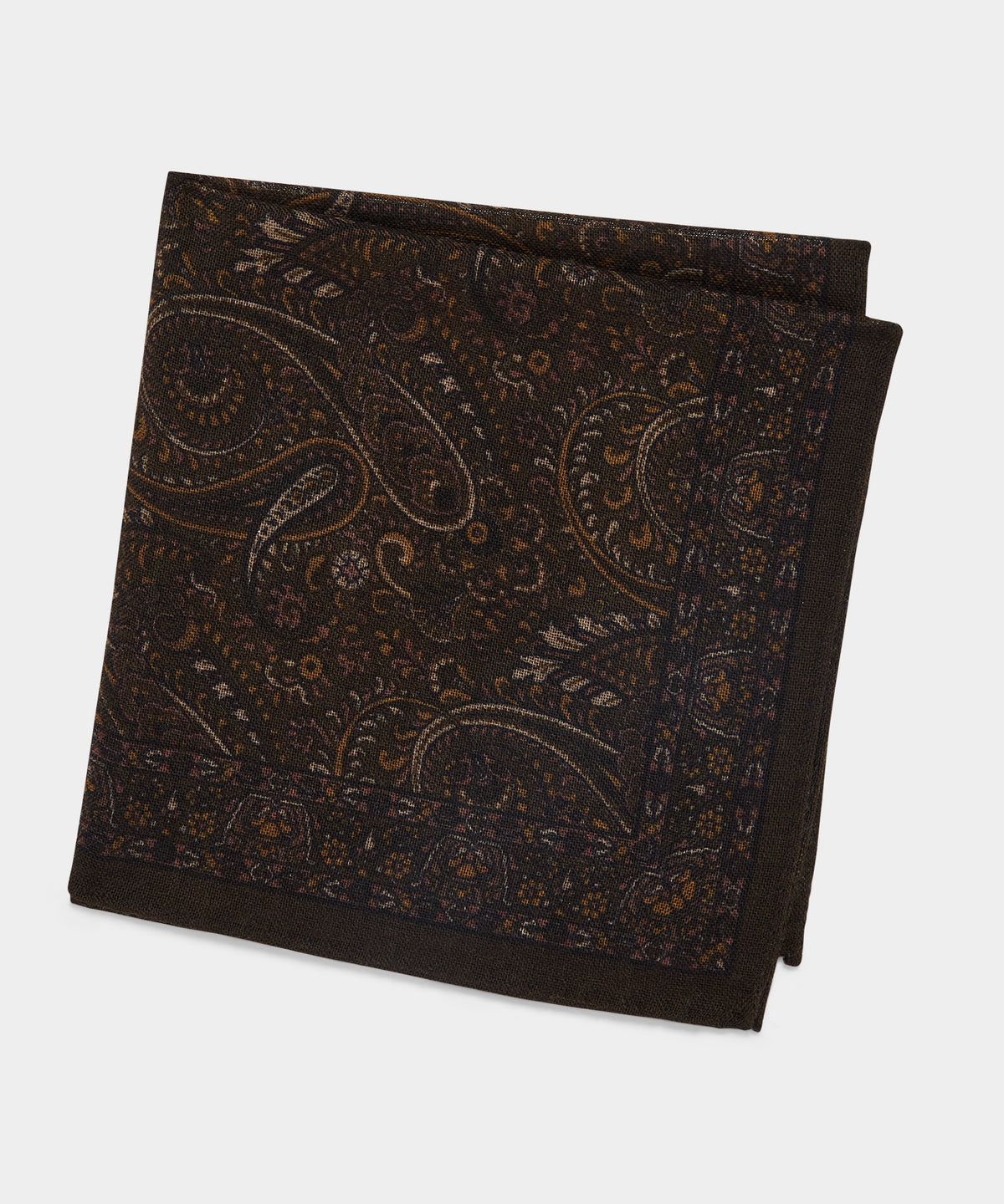 Italian Wool Perfect Paisley Pocket Square