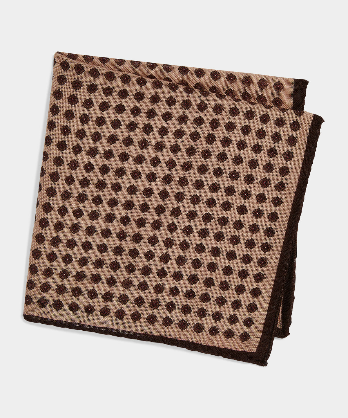 Floral Pocket Square in Cream