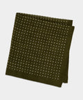 Front view of the Todd Snyder Italian Dot Pocket Square.