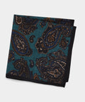 Italian Wool Paisley Pocket Square