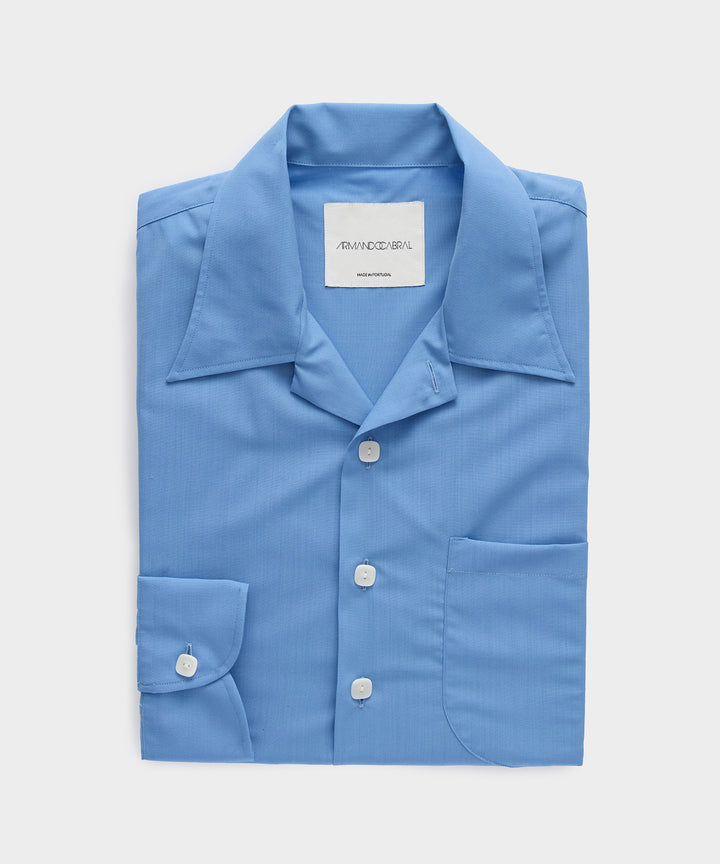 Armando Cabral Long Sleeve Camp Collar Dress Shirt