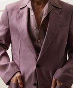Italian Linen-Wool Single-Breasted Wythe Jacket