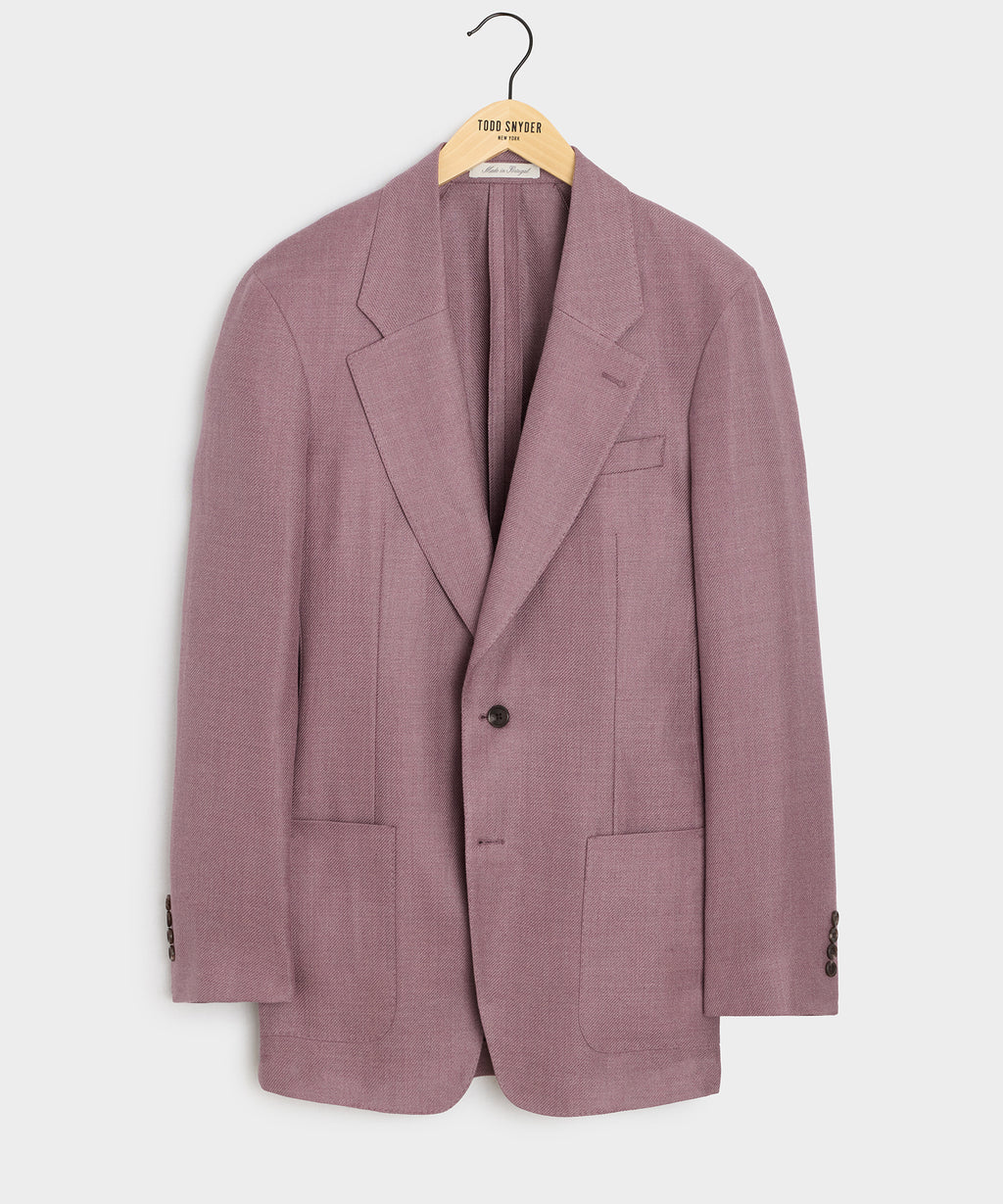 Italian Linen-Wool Single-Breasted Wythe Jacket