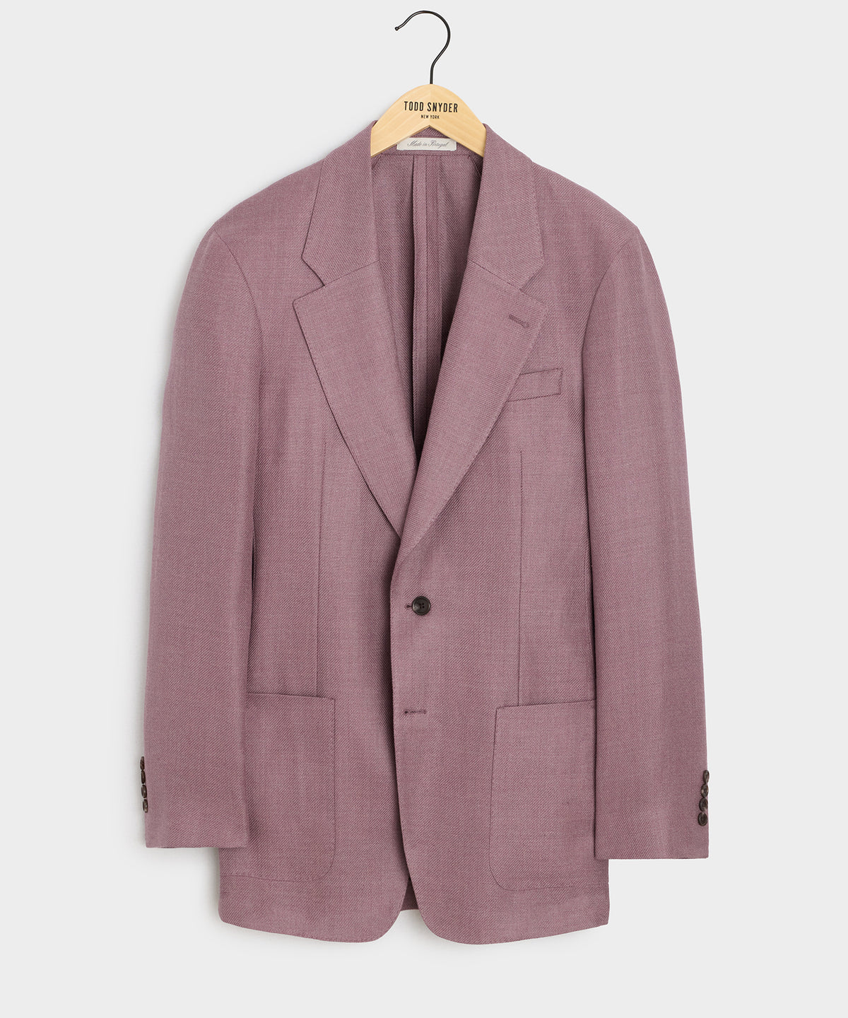 Italian Linen-Wool Single-Breasted Wythe Jacket