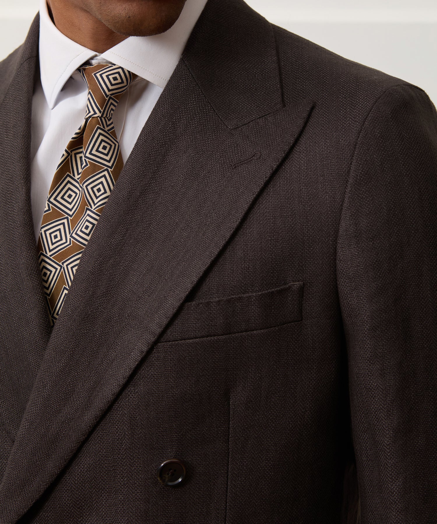 Italian Herringbone Linen Wythe Jacket in Caviar – Todd Snyder