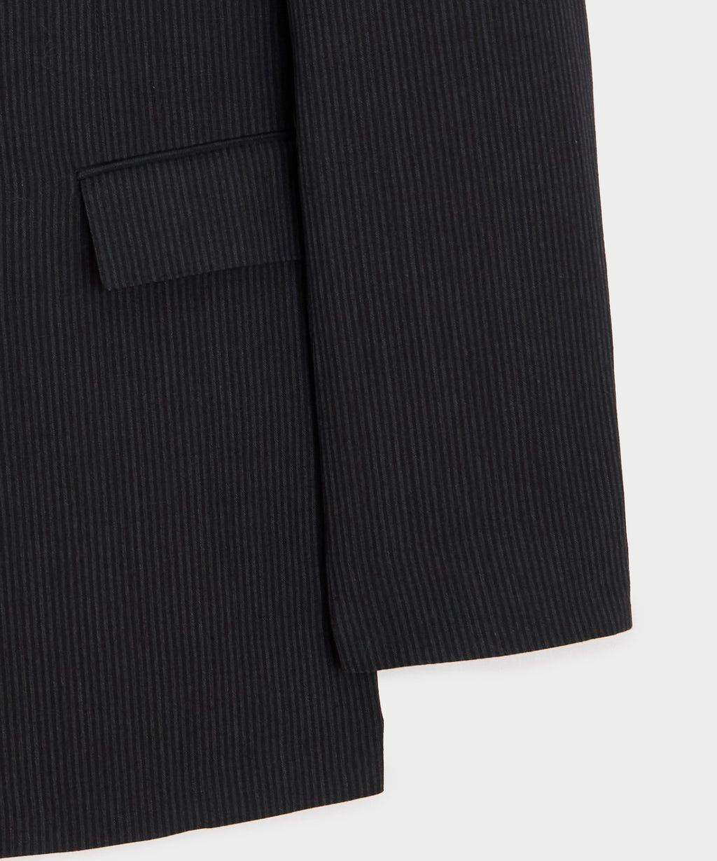 Italian Striped Linen Wythe Jacket