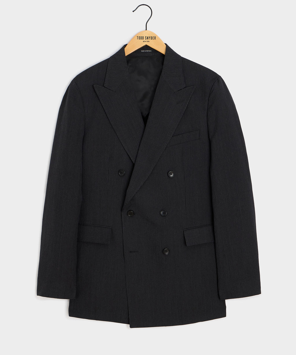 Italian Striped Linen Wythe Jacket