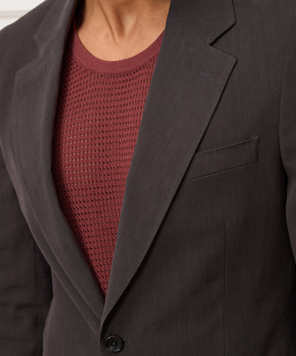 Italian Sueded Linen Sutton Suit