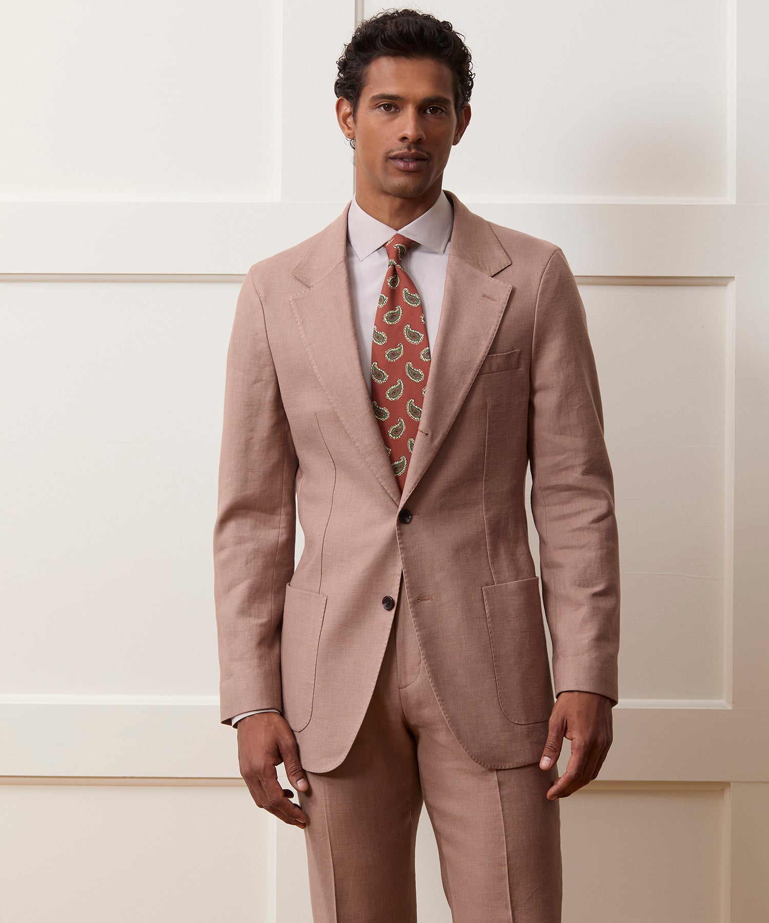 Italian Linen Blend Madison Jacket in Mauve – Todd Snyder