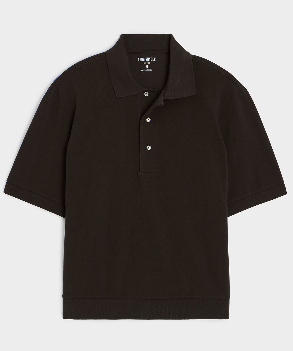 Relaxed Cotton Pique Polo