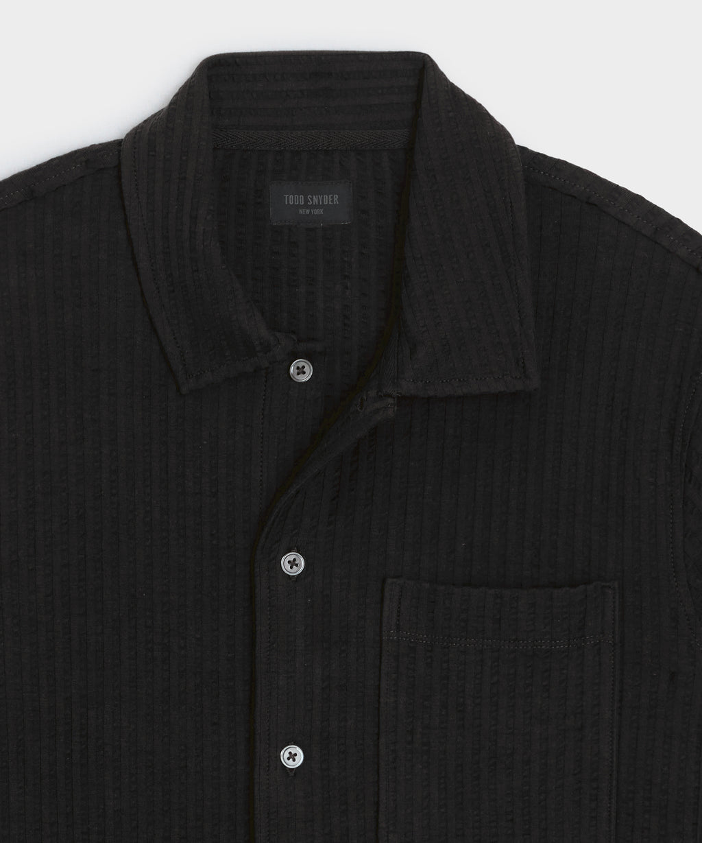 Knit Seersucker Shirt