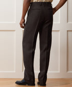Italian Linen Herringbone Wythe Trouser