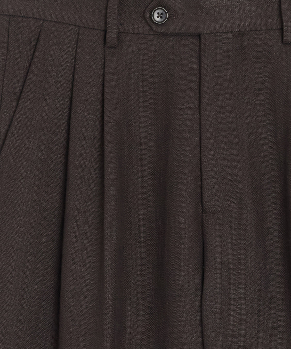 Italian Linen Herringbone Wythe Trouser
